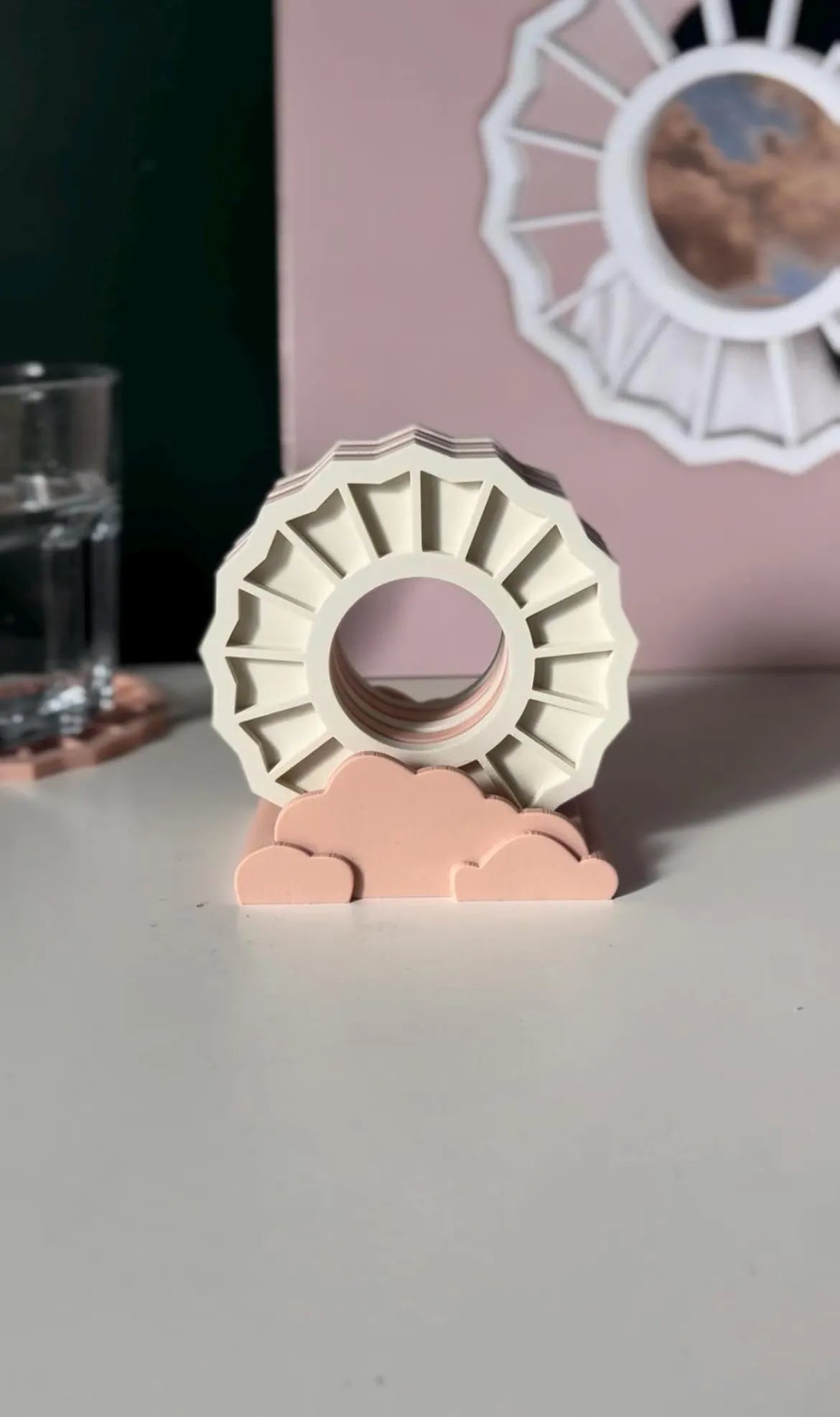 Mac Miller Divine Feminine Coaster Set (6x) + Holder – Limited Handmade Fan Edition